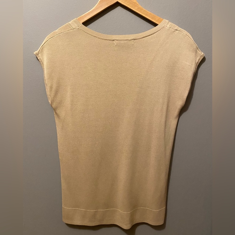 Banana Republic Tan Blouse (Size Small) - Picture 2 of 3